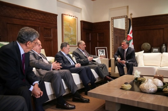 الملك : الأردن يدعم إرادة الشعب المصري ( صور )